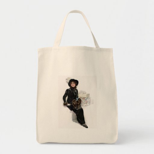 Lady in Black Bags