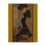Lady in Black Postcard