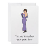 Lady in Evening Dress, You are invited toyour e...