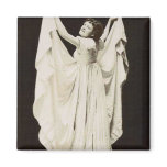 lady in long dress magnet