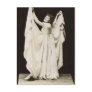 lady in long dress post card