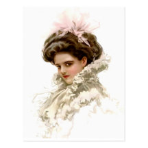 Lady in Profile Postcard
