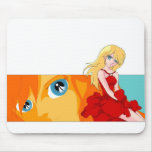 Lady in red mousepads