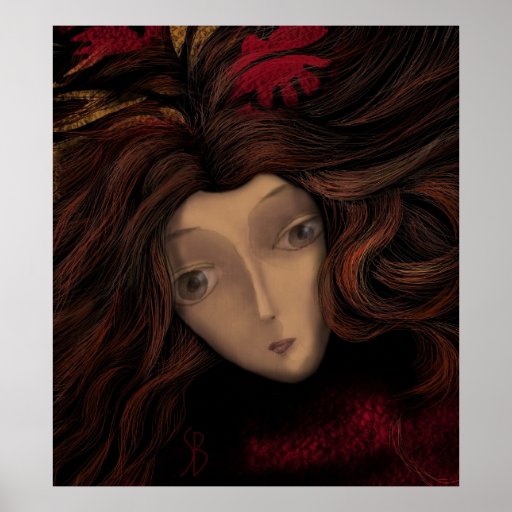 Lady in Wait Print
