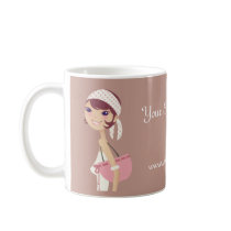 Lady Jewellery Shopping Customisable Items Mug