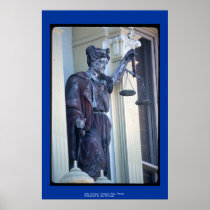 Lady Justice, Virginia City, Nevada Print