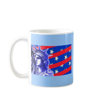 Lady Liberty in Patriotic Colours Products Mug