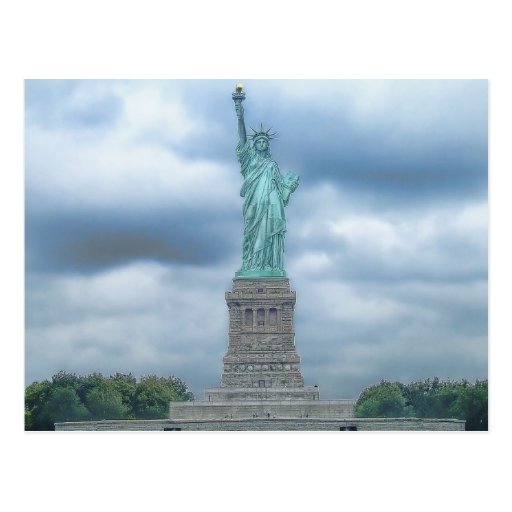 Lady Liberty Post Card