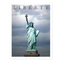 Lady Liberty Postcard