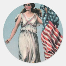 lady liberty sticker