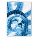 Lady Liberty tears cards