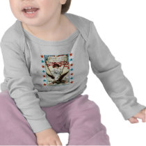 Lady Liberty with Eagle and Stars Tshirt
