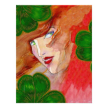 LADY LUCK IN CLOVER ST. PATRICK'S DAY PARTY INVITE