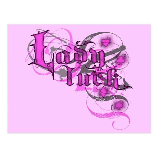 Lady Luck Postcard