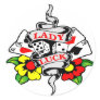 Lady Luck Tattoo Sticker