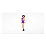 Lady Mini Kleid Purple photo cards