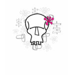 Lady Moai Tiki Skull Shirt
