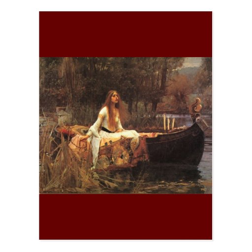 Lady of Shalott by John Waterhouse Postcards