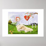 Lady of the bees print
