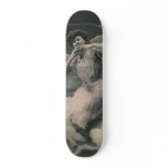 lady on moon skateboard