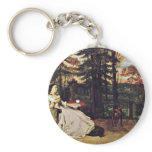 Lady On The Terrace (Le Dame De Francfort) keychains