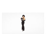 Lady Pin Up Abendkleid photo cards