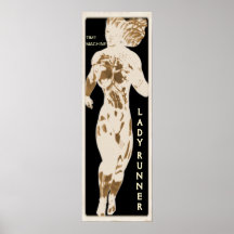 Lady Runner Time Machine Poster