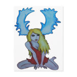 lady stag post cards