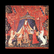 "Lady & the Unicorn" magnets