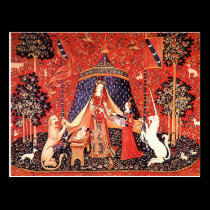 "Lady & the Unicorn" postcards