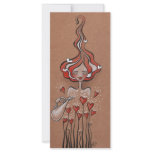 lady valentine invitations rack cards