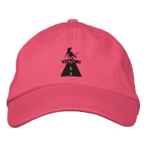 Lady Victory Runner Embroidered Cap Baseball Cap