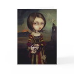 "Lady with a Bosch Egg" Greeting Card
