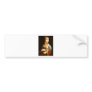 Lady with an Ermine by Leonardo Da Vinci c. 1490 Bumper Stickers