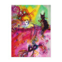 LADY WITH BLACK CAT postcards