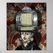 LADY WURLITZER PRINT