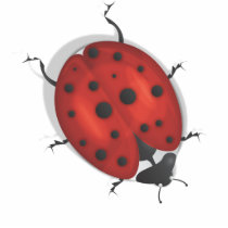 ladybird acrylic cut outs