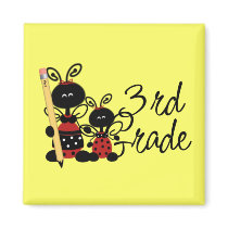 Ladybug 3rd Grade Tshirts and Gifts Fridge Magnet