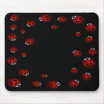 Ladybug Art Mousepad Bug Keepsake Ladybug Gifts