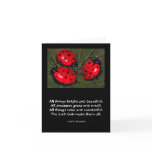 LADYBUG ART NOTE CARD
