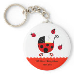 Ladybug Baby Shower Party Favour Keychains