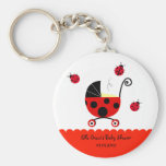 Ladybug Baby Shower Party Favour Keychains