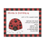 Ladybug • Birthday Invitation