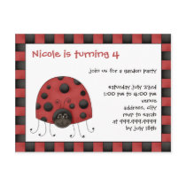 Ladybug • Birthday Invitation
