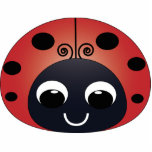 Ladybug Christmas Ornament photo sculptures