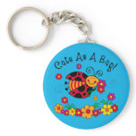 Ladybug Cute As A Bug keychains