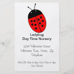 Ladybug Day Nursery Flyer