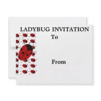 Ladybug Dot Stationary Announcements