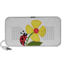 Ladybug Flower Notebook Speakers