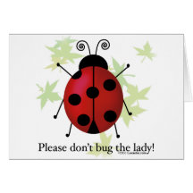 Ladybug Greeting Card